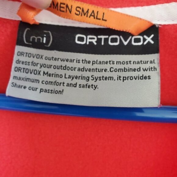 Ortovox Fleece Melange Wool-Blend Hoodie Jacket Size S - Picture 8 of 16